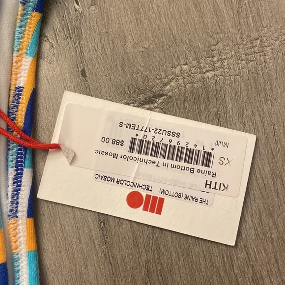 Solid & Striped Bikini Bottom - Picture 2 of 4